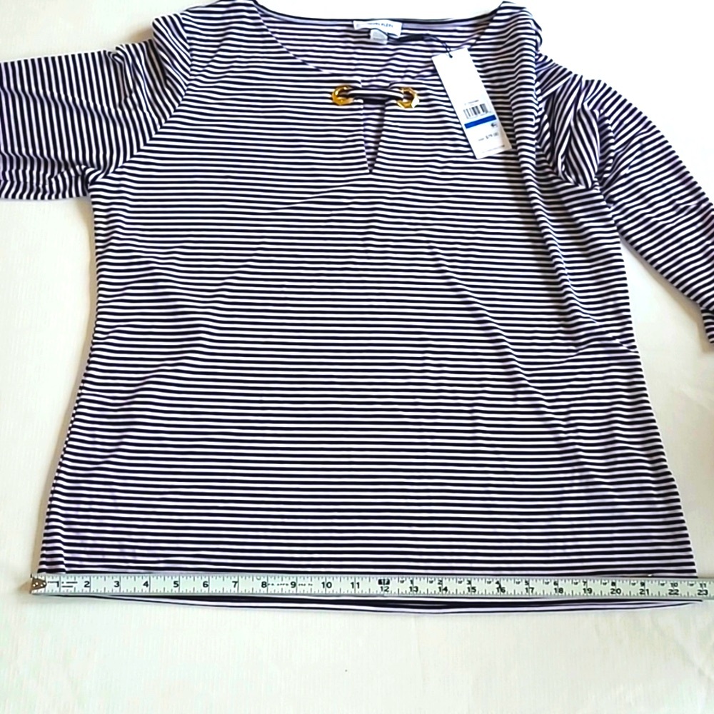 Calvin Klein Long Sleeve  Top - Picture 8 of 12